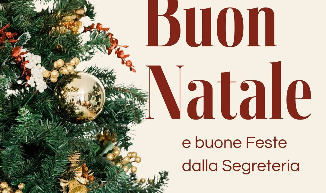 Auguri di Buon Natale e Buone Feste