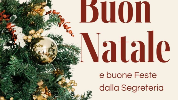 Auguri di Buon Natale e Buone Feste